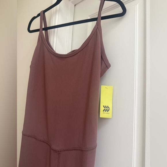 All in Motion Dusty Rose Jumpsuit - Picture 3 of 12